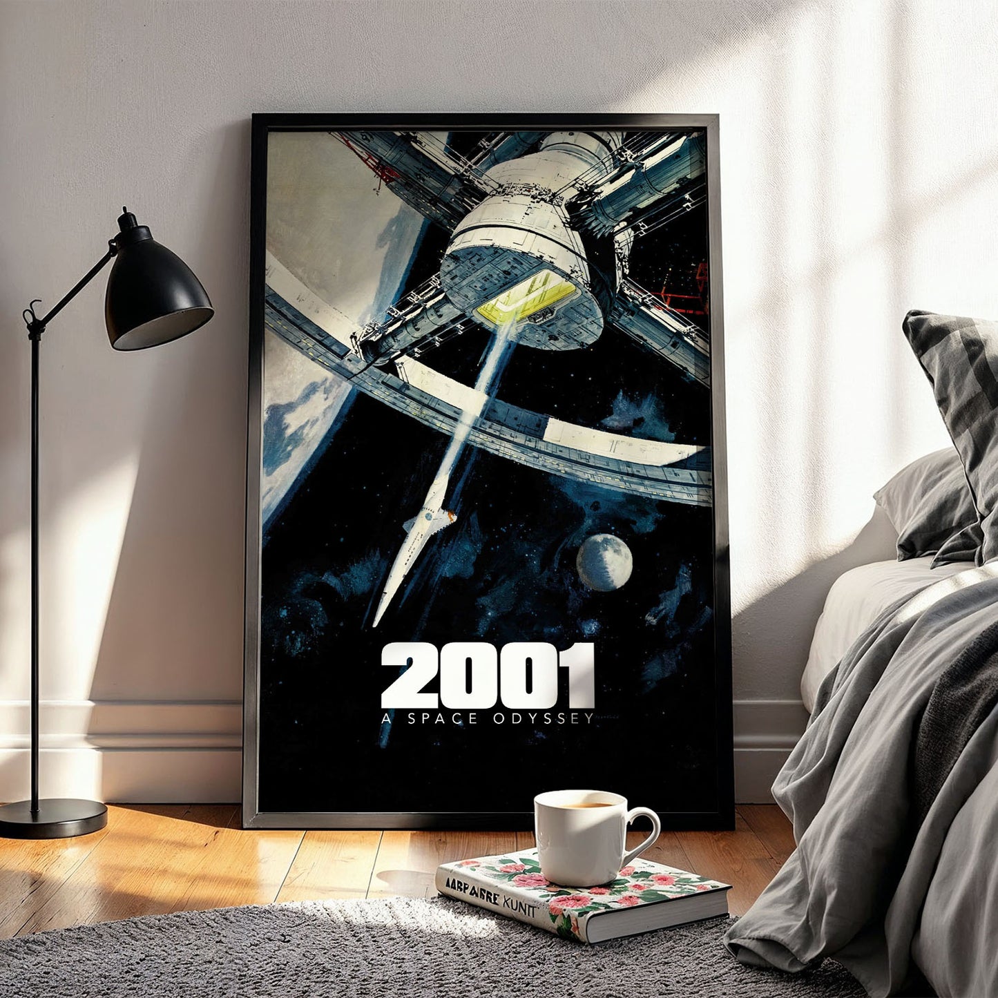 Flex Designs Poster 2001 A Space Odyssey Theatrical 5 x 7" Home Goods - Movie 1968 Movie Poster