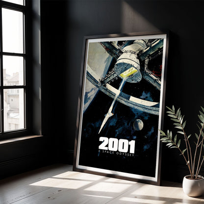Flex Designs Poster 2001 A Space Odyssey Theatrical 8 x 10" Home Goods - Movie 1968 Movie Poster