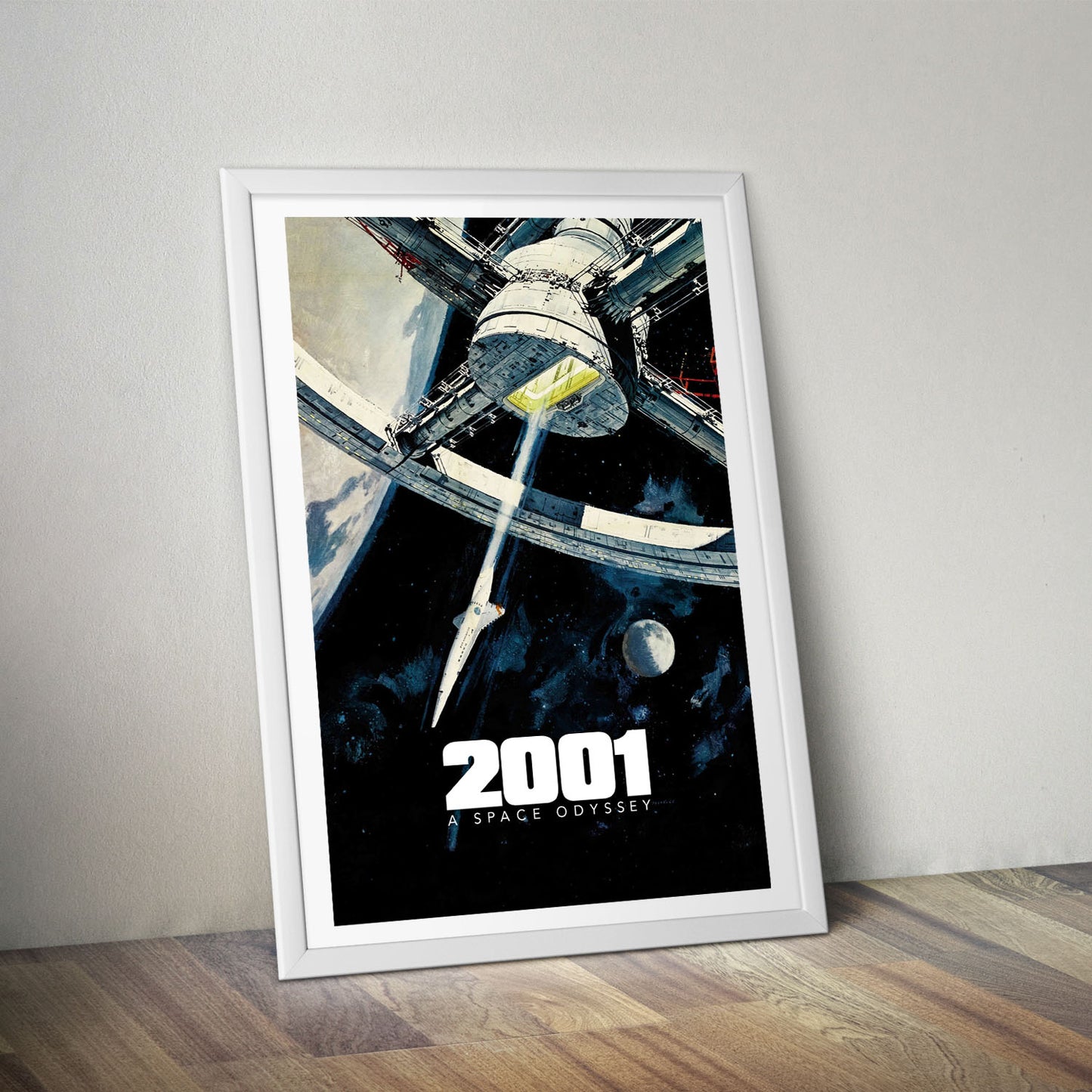 Flex Designs Poster 2001 A Space Odyssey Theatrical 8 x 10" Home Goods - Movie 1968 Movie Poster