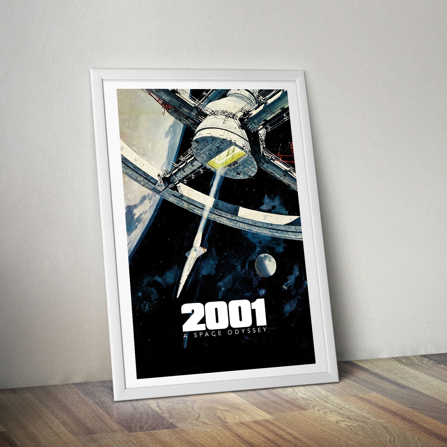 Flex Designs Poster 2001 A Space Odyssey Theatrical 8 x 10" Home Goods - Movie 1968 Movie Poster