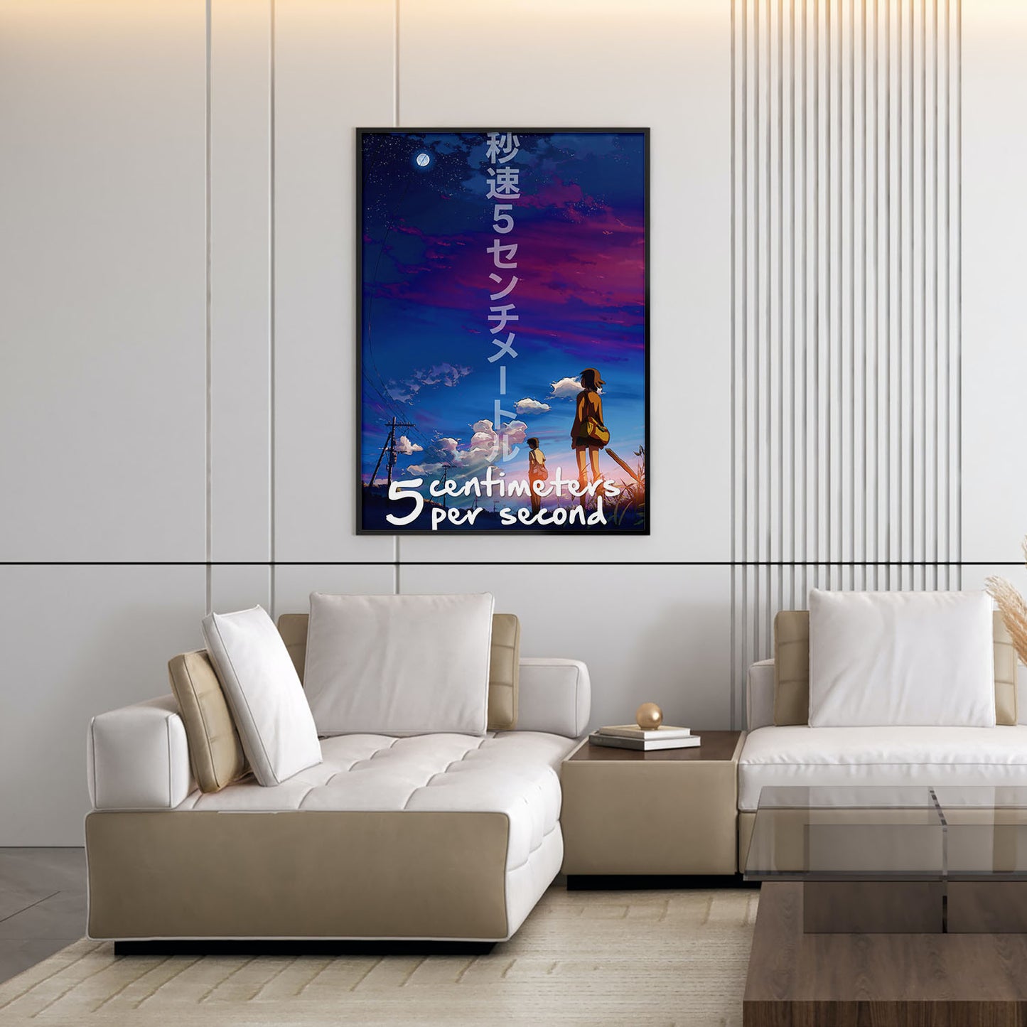 Flex Designs Poster 5 Centimeters per Second 5 x 7" Home Goods - Movie 2007 Movie Poster