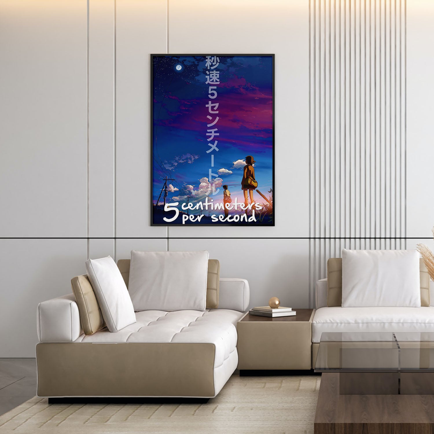 Flex Designs Poster 5 Centimeters per Second 5 x 7" Home Goods - Movie 2007 Movie Poster