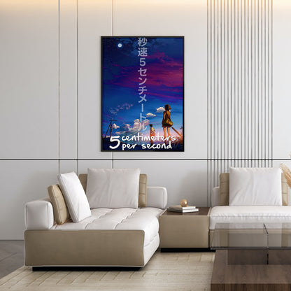 Flex Designs Poster 5 Centimeters per Second 5 x 7" Home Goods - Movie 2007 Movie Poster