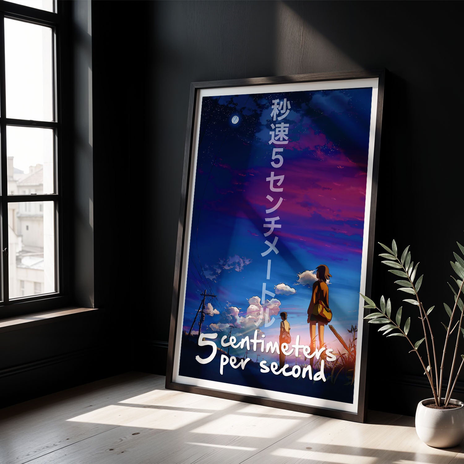 Flex Designs Poster 5 Centimeters per Second 8 x 10" Home Goods - Movie 2007 Movie Poster