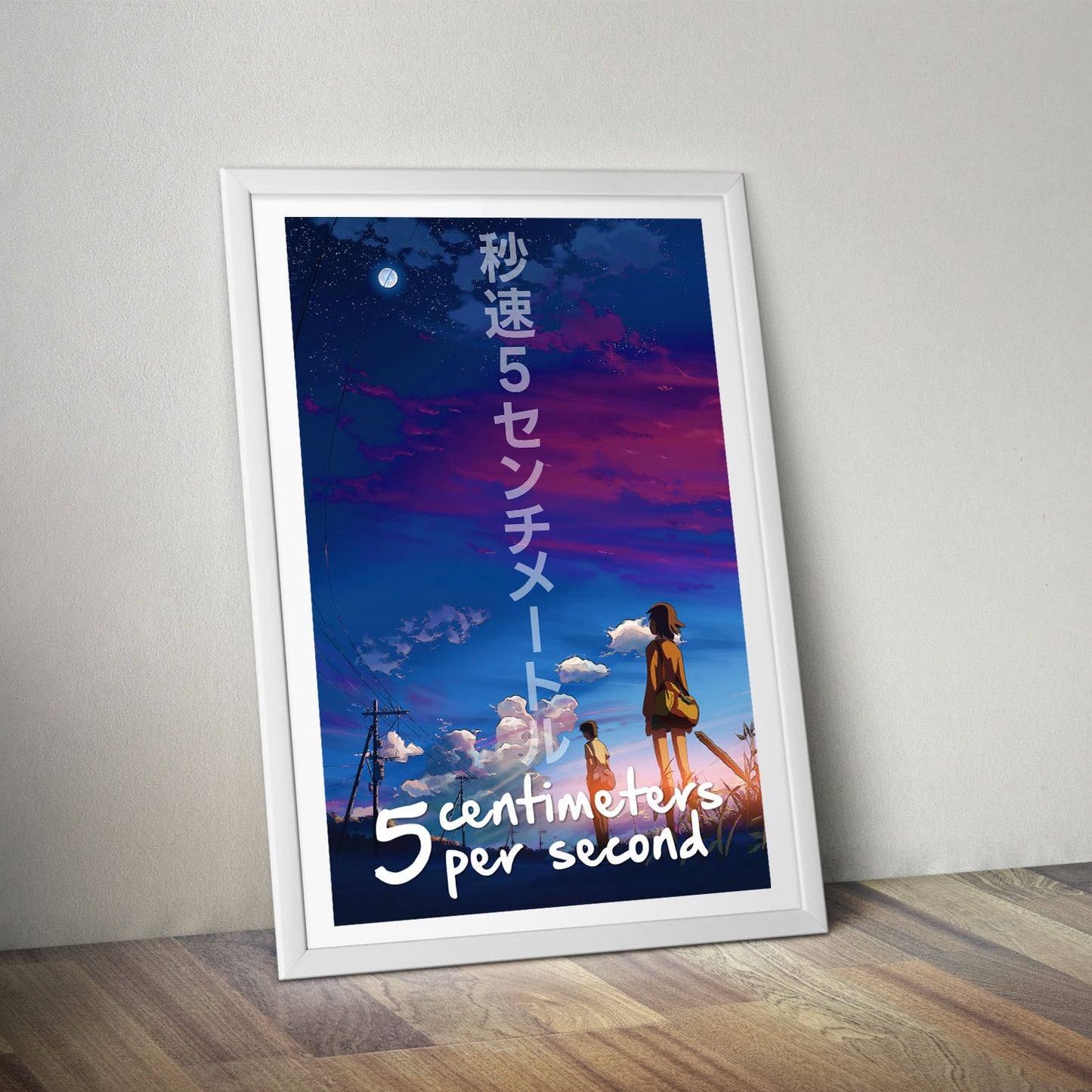 Flex Designs Poster 5 Centimeters per Second 8 x 10" Home Goods - Movie 2007 Movie Poster