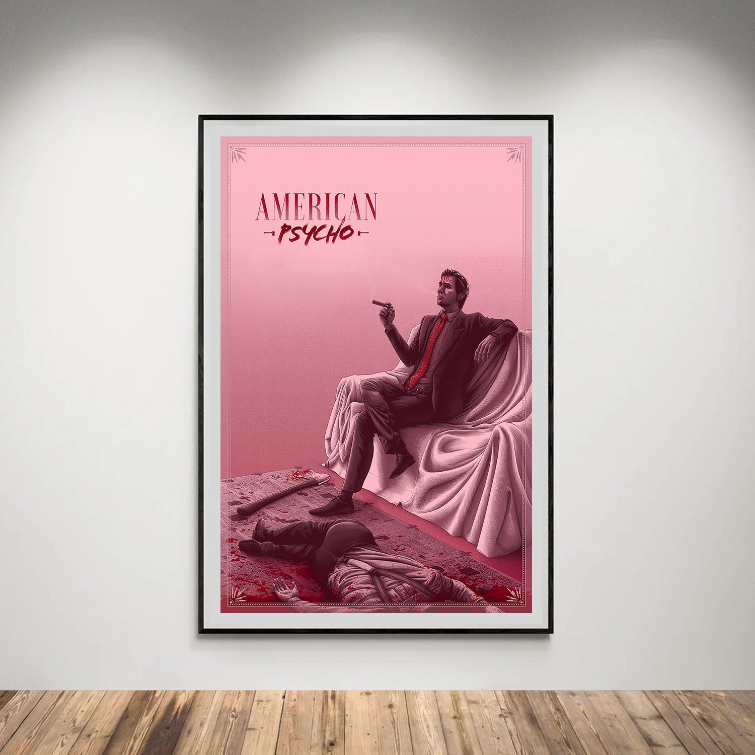 Flex Designs Poster American Psycho Sketch 8 x 10" Home Goods - Movie 2000 Movie Poster