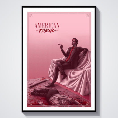 Flex Designs Poster American Psycho Sketch 8 x 10" Home Goods - Movie 2000 Movie Poster