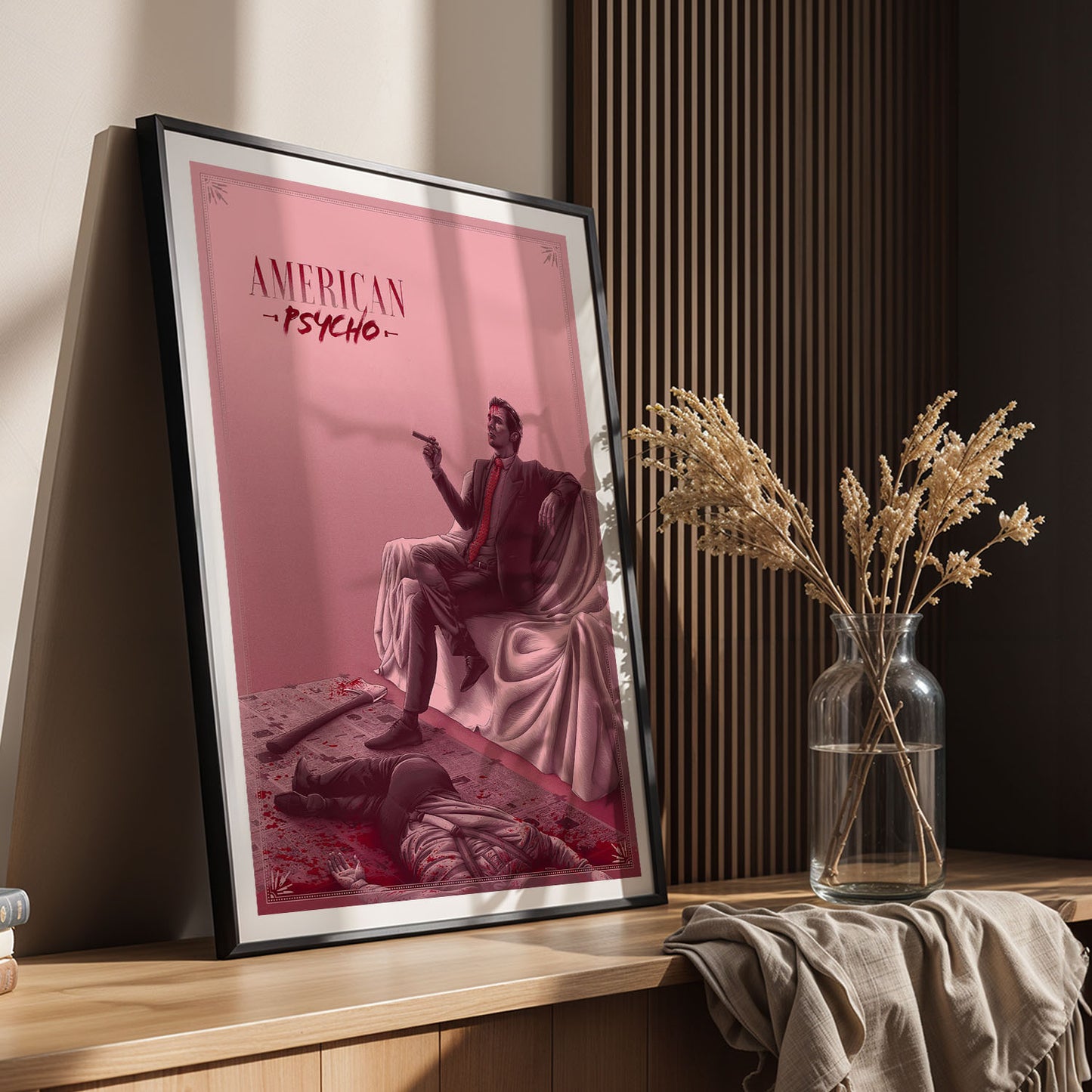 Flex Designs Poster American Psycho Sketch 5 x 7" Home Goods - Movie 2000 Movie Poster
