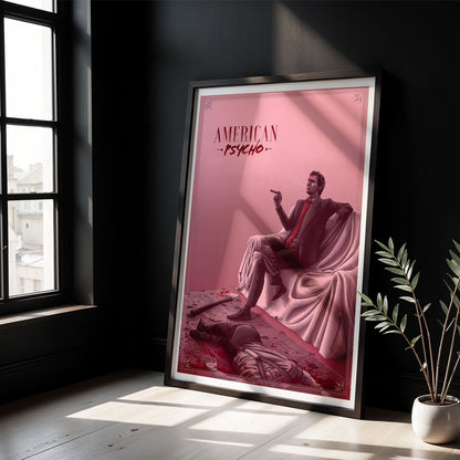 Flex Designs Poster American Psycho Sketch 8 x 10" Home Goods - Movie 2000 Movie Poster