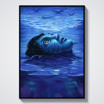 Flex Designs Poster Avatar The Way of Water Sketch 5 x 7" Home Goods - Movie 2022 Movie Poster