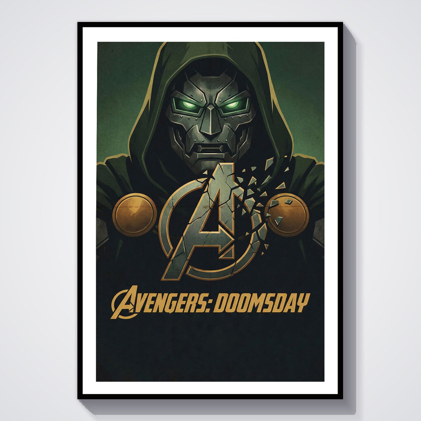 Flex Designs Poster Avengers Doomsday Dr Doom 8 x 10" Home Goods - Movie 2026 Movie Poster