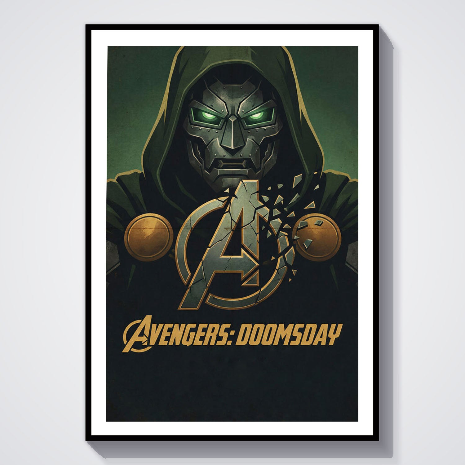 Flex Designs Poster Avengers Doomsday Dr Doom 8 x 10" Home Goods - Movie 2026 Movie Poster