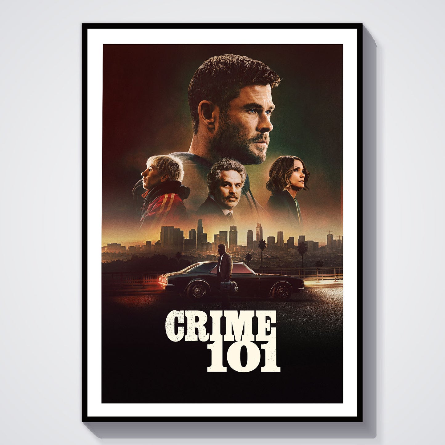Flex Designs Poster Crime 101 Cinematic 8 x 10" Home Goods - Movie 2026 Movie Poster