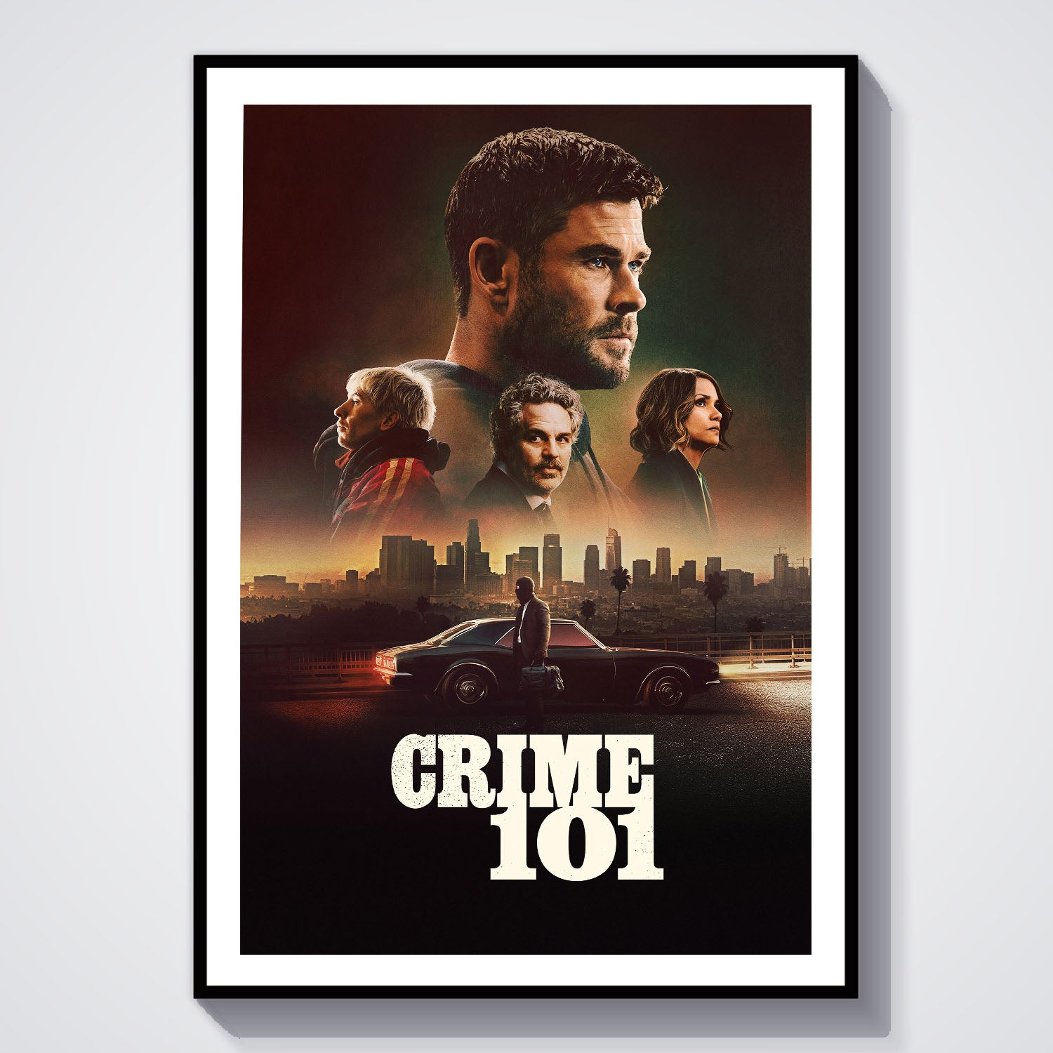Flex Designs Poster Crime 101 Cinematic 8 x 10" Home Goods - Movie 2026 Movie Poster