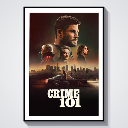 Flex Designs Poster Crime 101 Cinematic 8 x 10" Home Goods - Movie 2026 Movie Poster