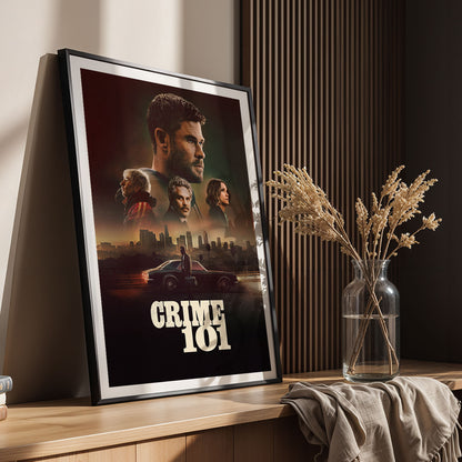 Flex Designs Poster Crime 101 Cinematic 5 x 7" Home Goods - Movie 2026 Movie Poster
