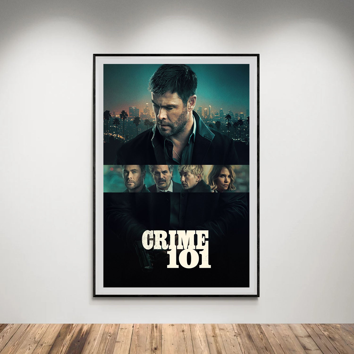 Flex Designs Poster Crime 101 Theatrical 8 x 10" Home Goods - Movie 2026 Movie Poster