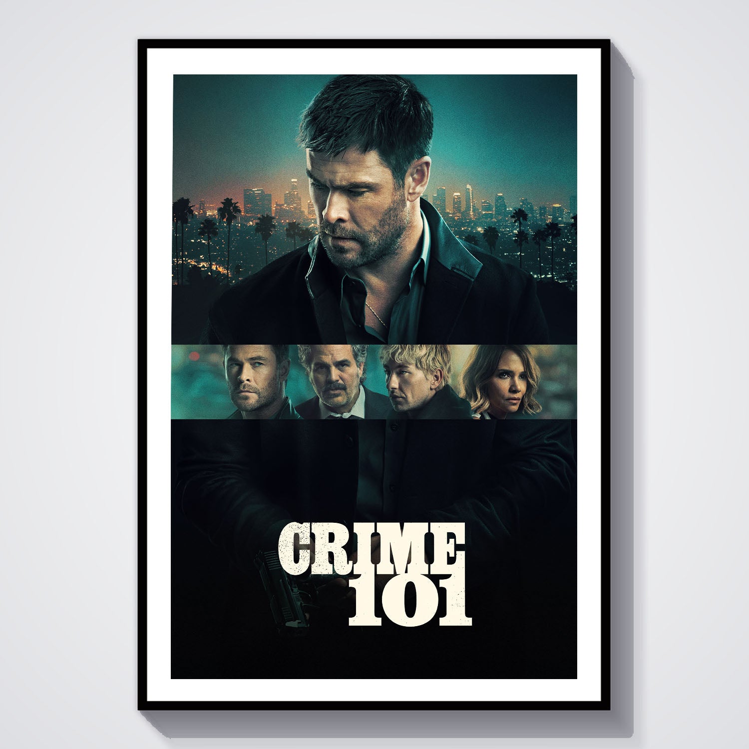 Flex Designs Poster Crime 101 Theatrical 8 x 10" Home Goods - Movie 2026 Movie Poster