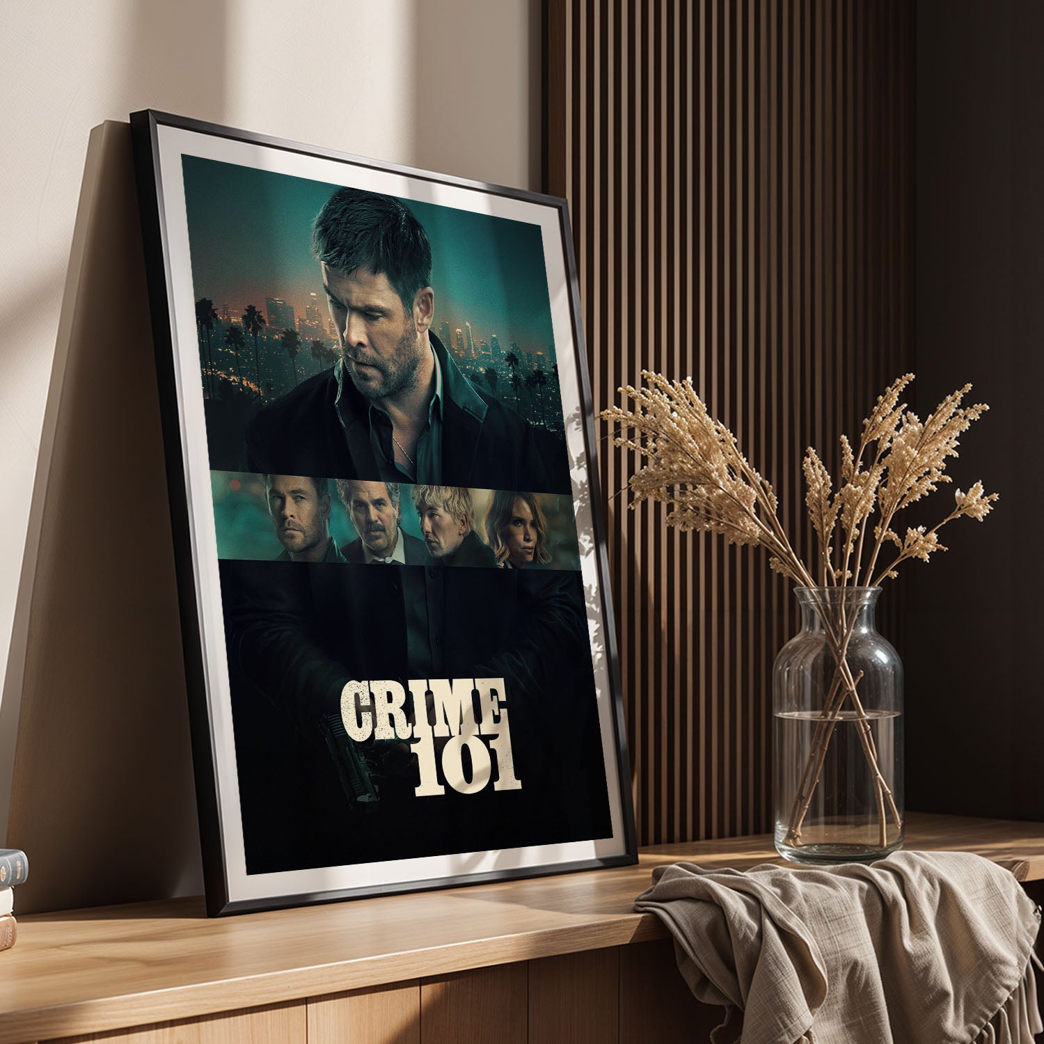 Flex Designs Poster Crime 101 Theatrical 5 x 7" Home Goods - Movie 2026 Movie Poster
