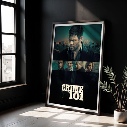 Flex Designs Poster Crime 101 Theatrical 8 x 10" Home Goods - Movie 2026 Movie Poster