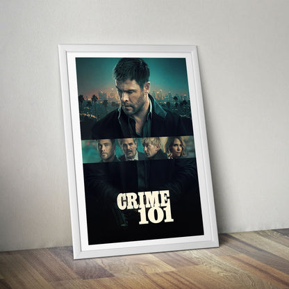 Flex Designs Poster Crime 101 Theatrical 8 x 10" Home Goods - Movie 2026 Movie Poster