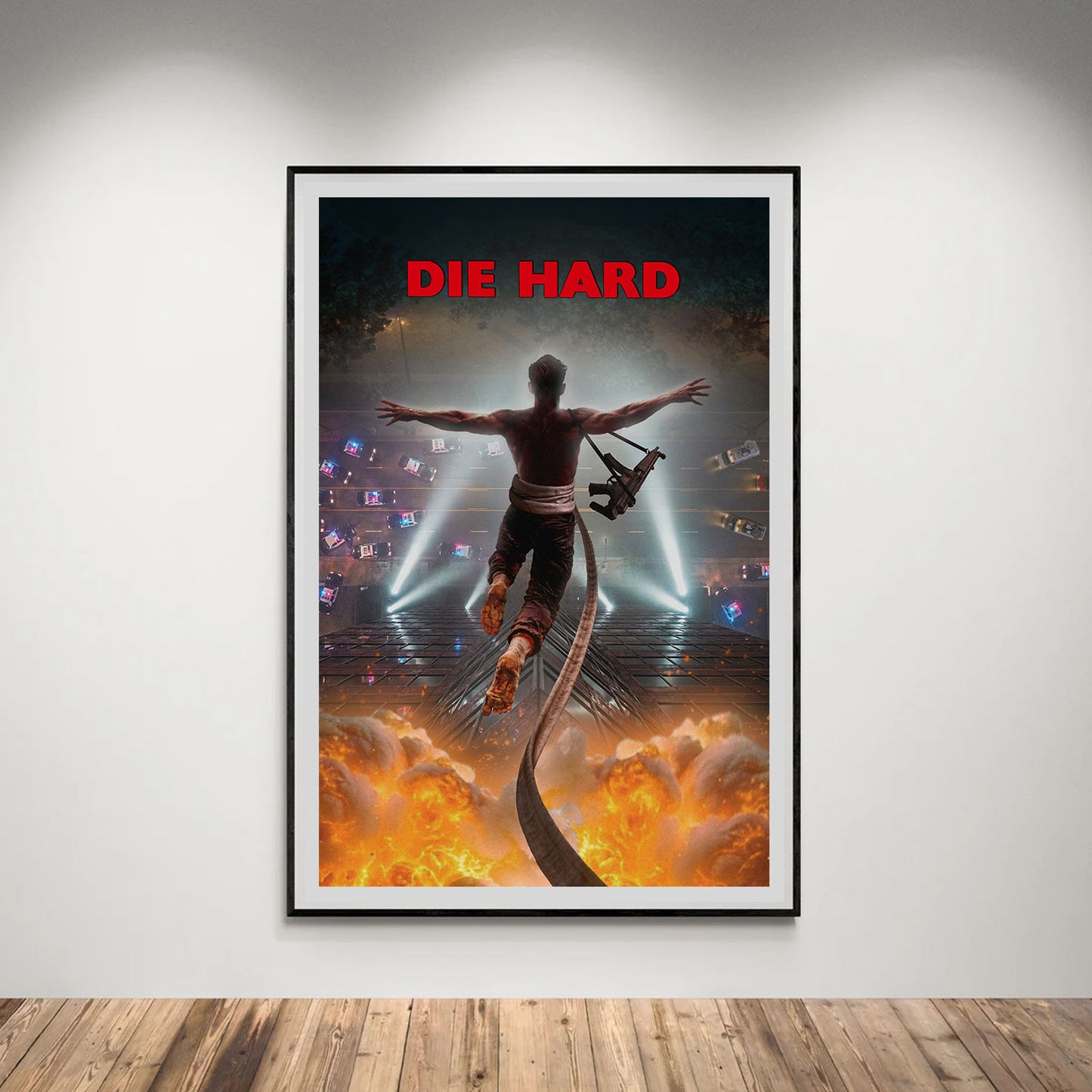 Flex Designs Poster Die Hard Key Visual 8 x 10" Home Goods - Movie 1988 Movie Poster