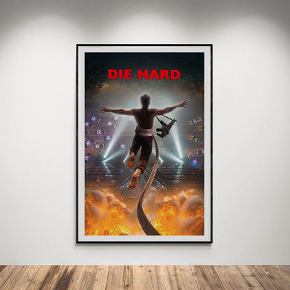 Flex Designs Poster Die Hard Key Visual 8 x 10" Home Goods - Movie 1988 Movie Poster