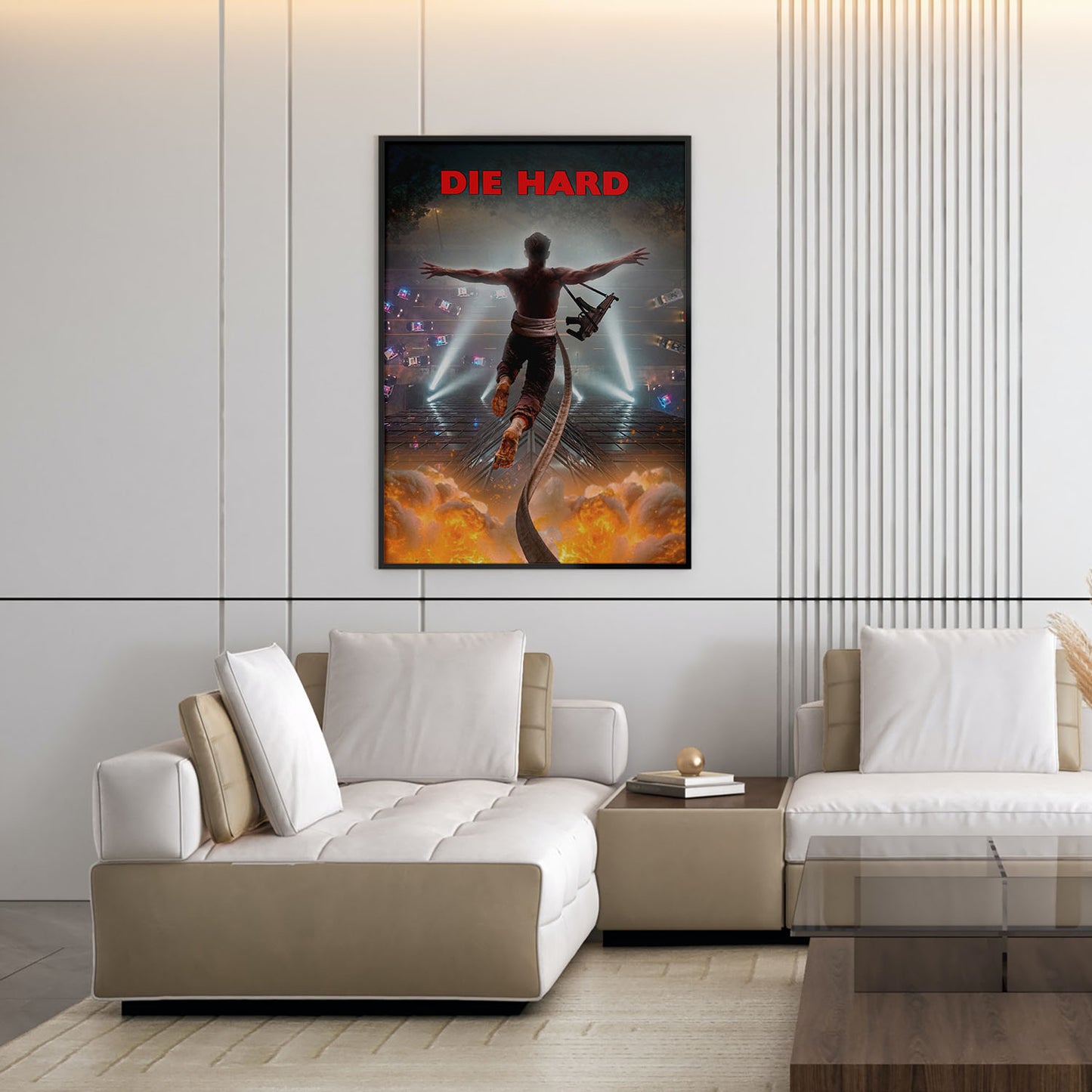 Flex Designs Poster Die Hard Key Visual 5 x 7" Home Goods - Movie 1988 Movie Poster