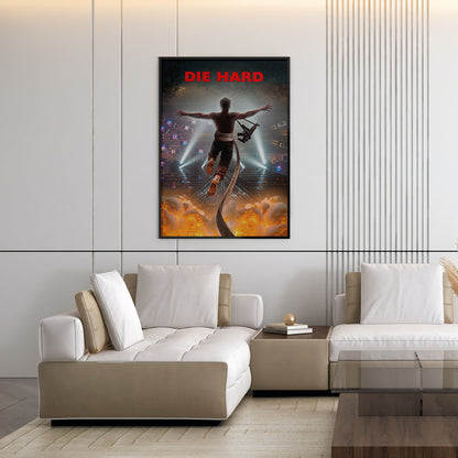 Flex Designs Poster Die Hard Key Visual 5 x 7" Home Goods - Movie 1988 Movie Poster