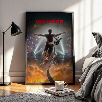Flex Designs Poster Die Hard Key Visual 5 x 7" Home Goods - Movie 1988 Movie Poster