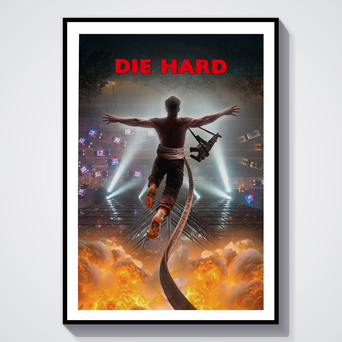 Flex Designs Poster Die Hard Key Visual 8 x 10" Home Goods - Movie 1988 Movie Poster