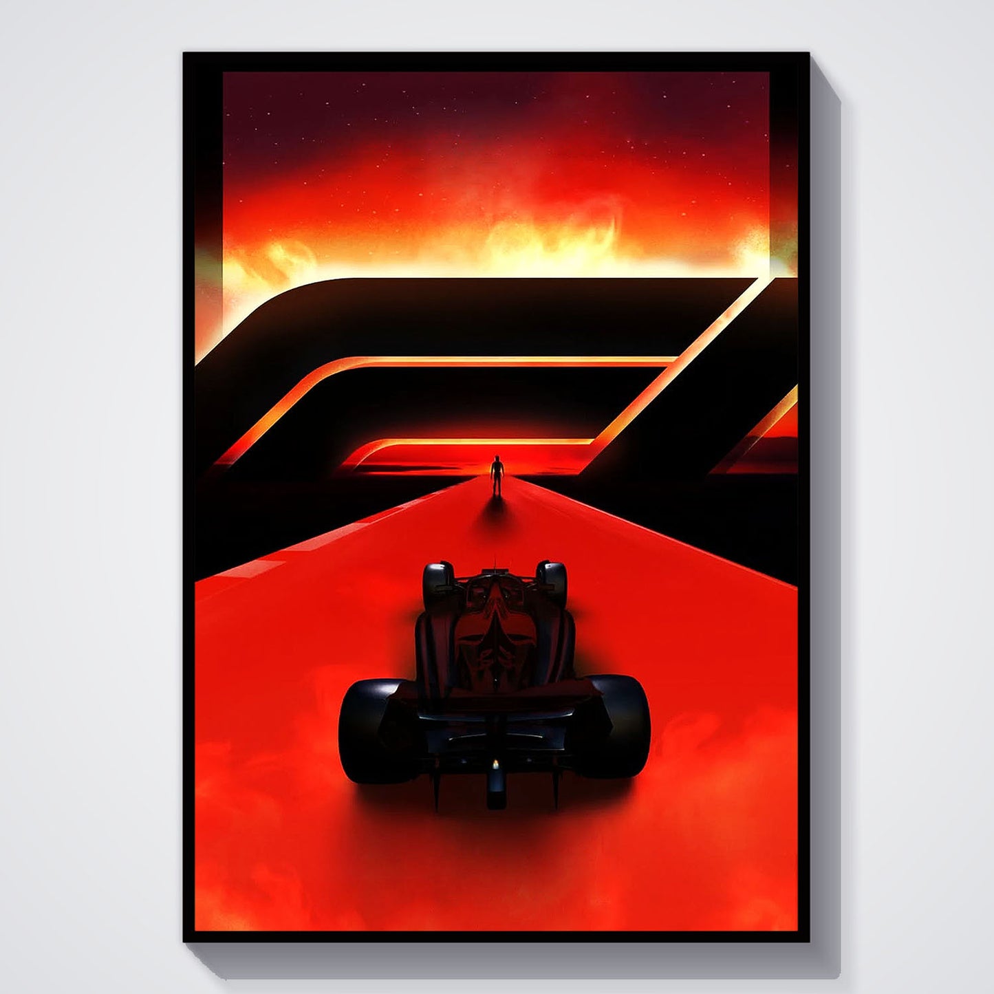 Flex Designs Poster F1 Red 5 x 7" Home Goods - Movie 2025 Movie Poster