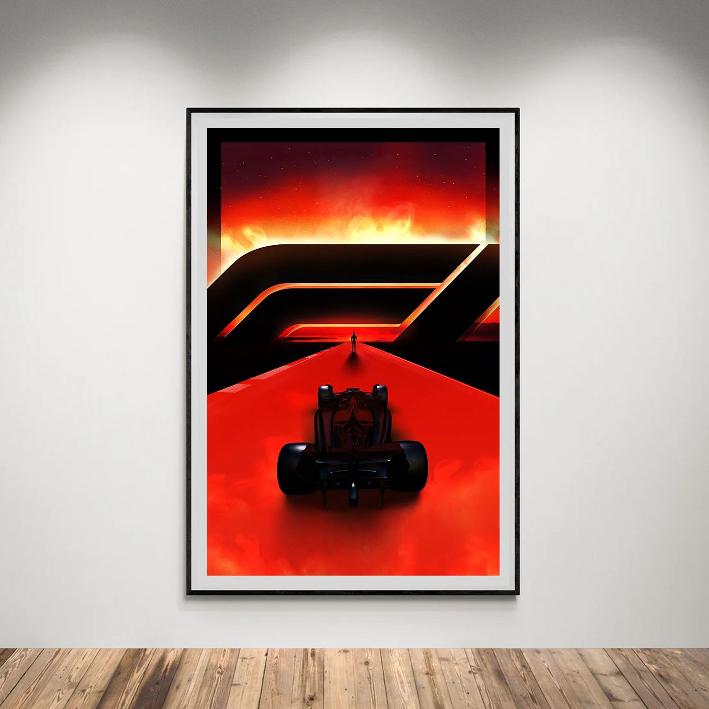 Flex Designs Poster F1 Red 8 x 10" Home Goods - Movie 2025 Movie Poster