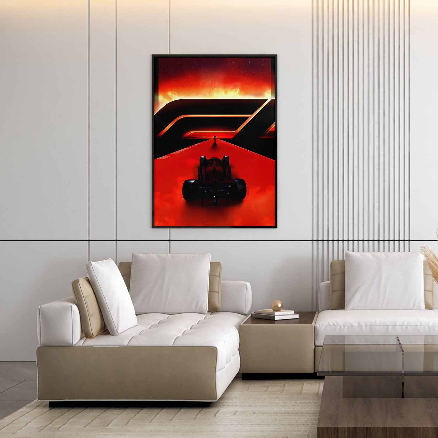 Flex Designs Poster F1 Red 5 x 7" Home Goods - Movie 2025 Movie Poster