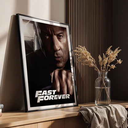 Flex Designs Poster Fast Forever Vin Disel 5 x 7" Home Goods - Movie 2028 Movie Poster