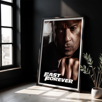 Flex Designs Poster Fast Forever Vin Disel 8 x 10" Home Goods - Movie 2028 Movie Poster