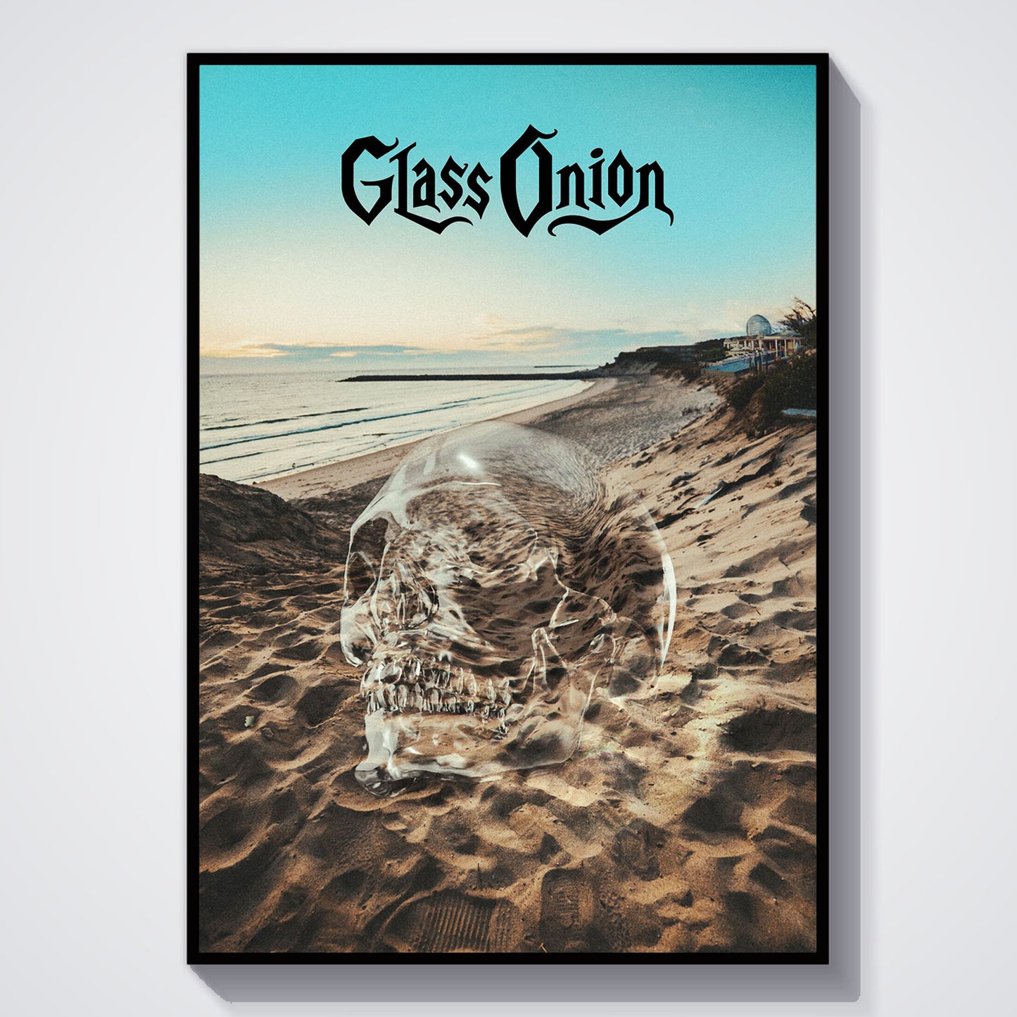 Flex Designs Poster Glass Onion A Knives Out Mystery Skull 5 x 7" Home Goods - Movie 2022 Movie Poster