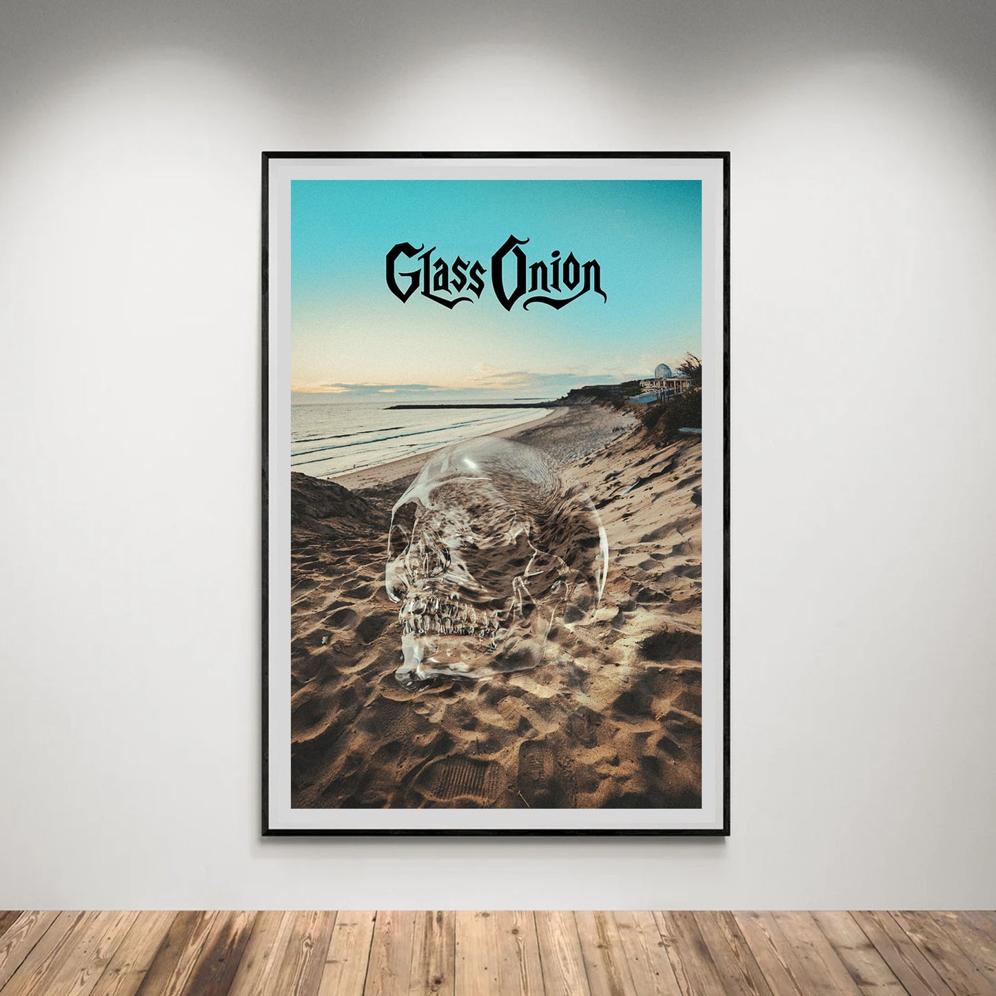 Flex Designs Poster Glass Onion A Knives Out Mystery Skull 8 x 10" Home Goods - Movie 2022 Movie Poster