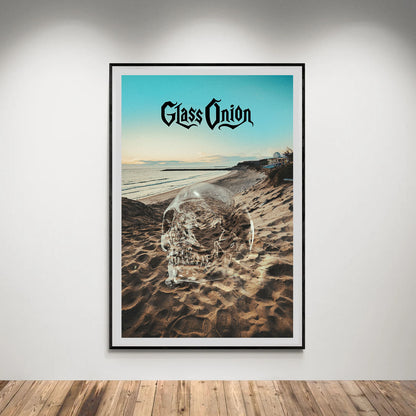 Flex Designs Poster Glass Onion A Knives Out Mystery Skull 8 x 10" Home Goods - Movie 2022 Movie Poster
