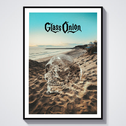 Flex Designs Poster Glass Onion A Knives Out Mystery Skull 8 x 10" Home Goods - Movie 2022 Movie Poster