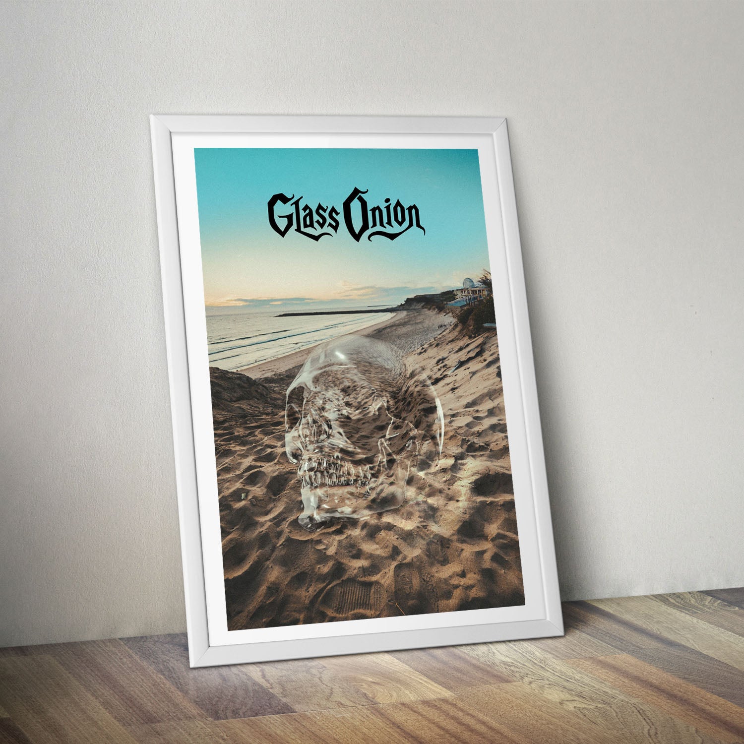 Flex Designs Poster Glass Onion A Knives Out Mystery Skull 8 x 10" Home Goods - Movie 2022 Movie Poster