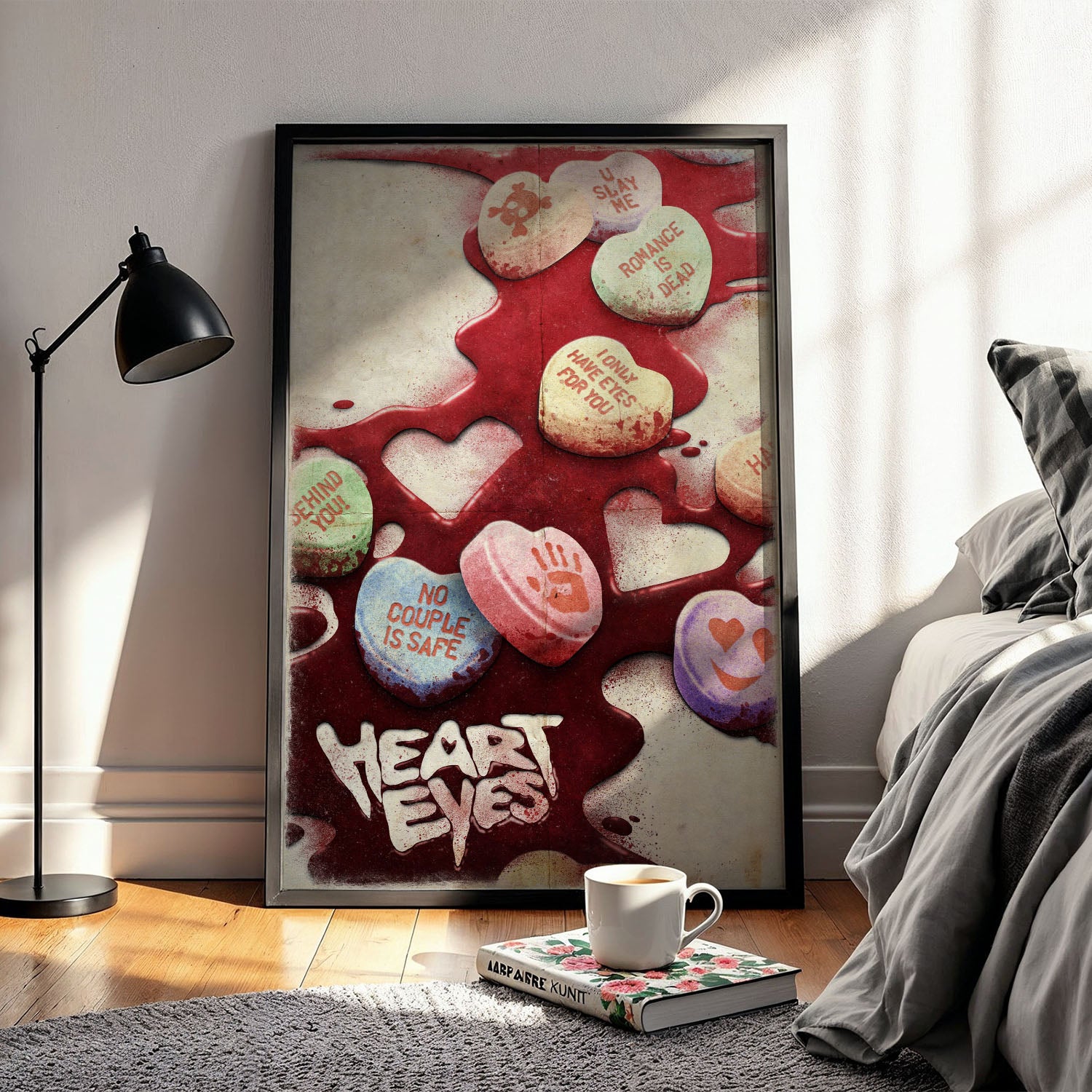 Flex Designs Poster Heart Eyes Key Art 5 x 7" Home Goods - Movie 2025 Movie Poster