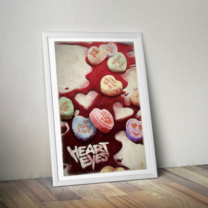 Flex Designs Poster Heart Eyes Key Art 8 x 10" Home Goods - Movie 2025 Movie Poster