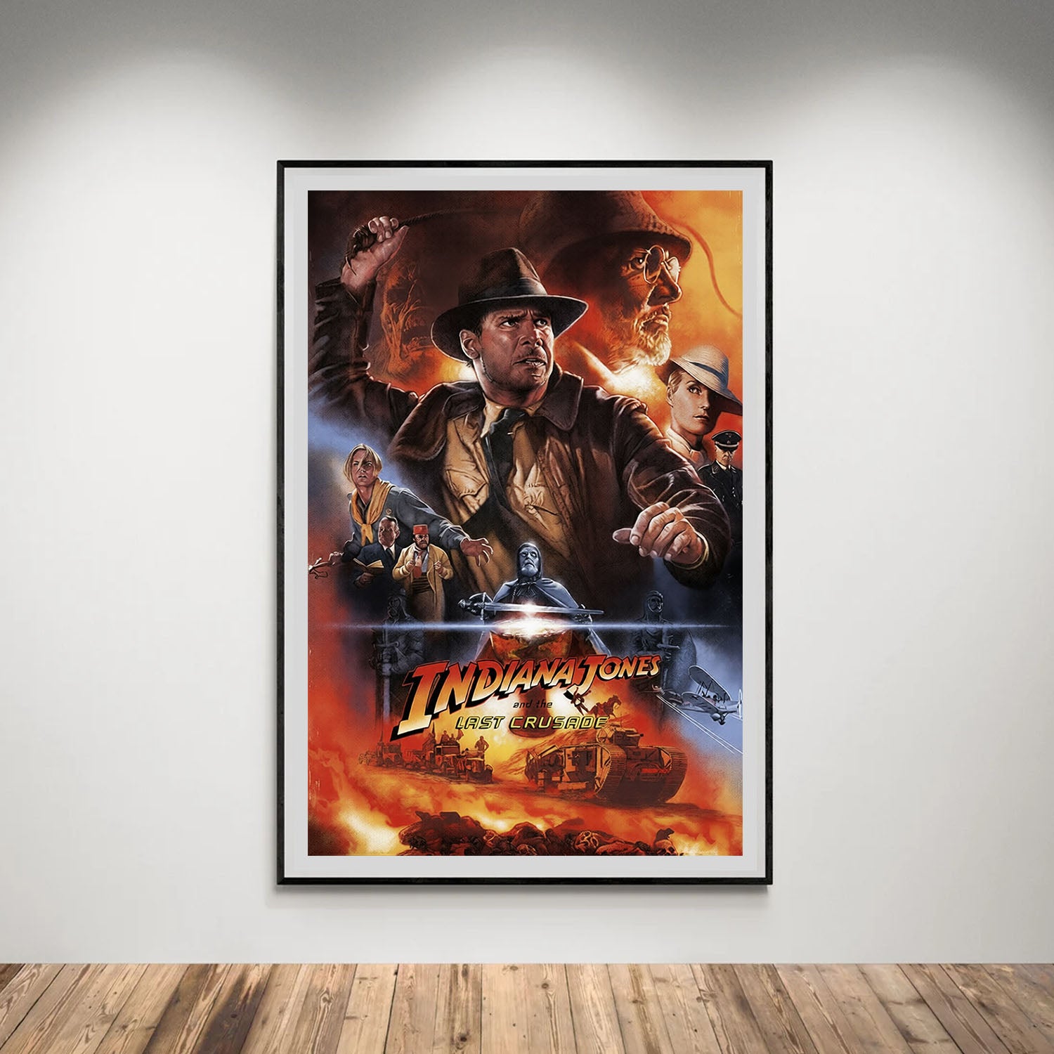 Flex Designs Poster Indiana Jones and the Last Crusade Alternate 8 x 10" Home Goods - Movie 1989 Movie Poster