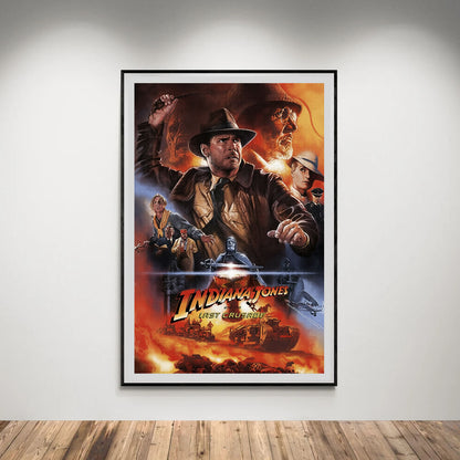 Flex Designs Poster Indiana Jones and the Last Crusade Alternate 8 x 10" Home Goods - Movie 1989 Movie Poster