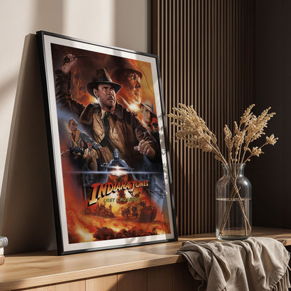 Flex Designs Poster Indiana Jones and the Last Crusade Alternate 5 x 7" Home Goods - Movie 1989 Movie Poster
