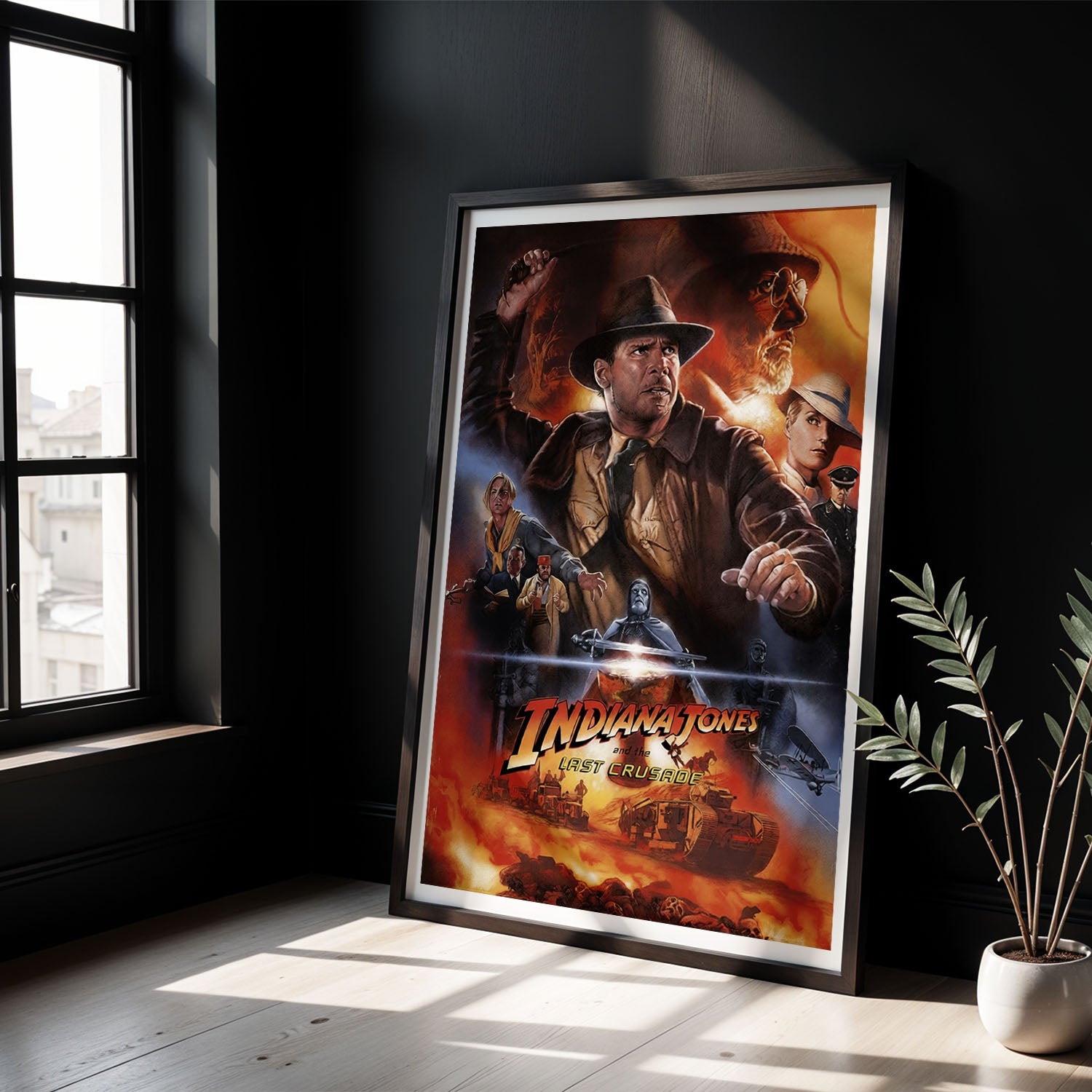 Flex Designs Poster Indiana Jones and the Last Crusade Alternate 8 x 10" Home Goods - Movie 1989 Movie Poster