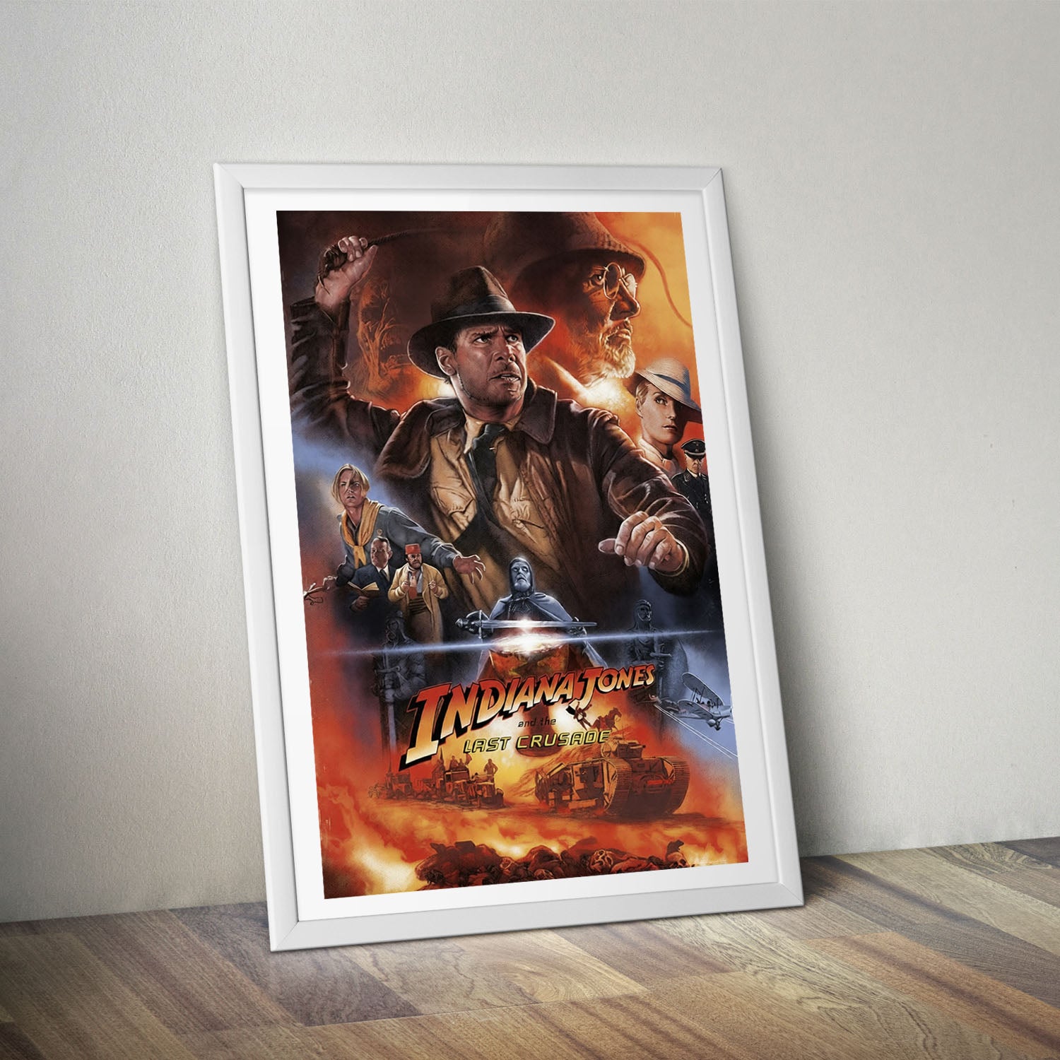 Flex Designs Poster Indiana Jones and the Last Crusade Alternate 8 x 10" Home Goods - Movie 1989 Movie Poster