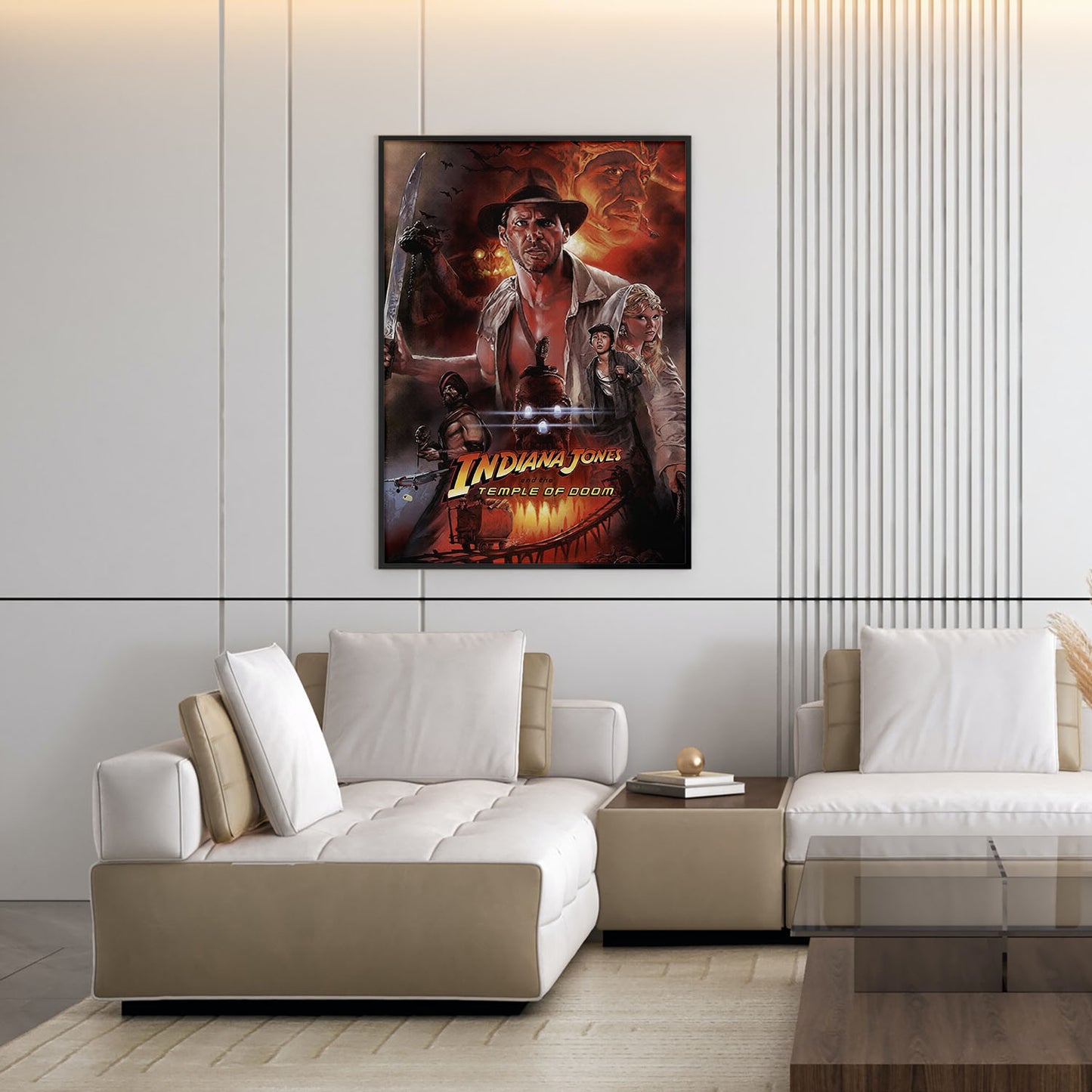 Flex Designs Poster Indiana Jones and the Temple of Doom Alternate 5 x 7" Home Goods - Movie 1984 Movie Poster