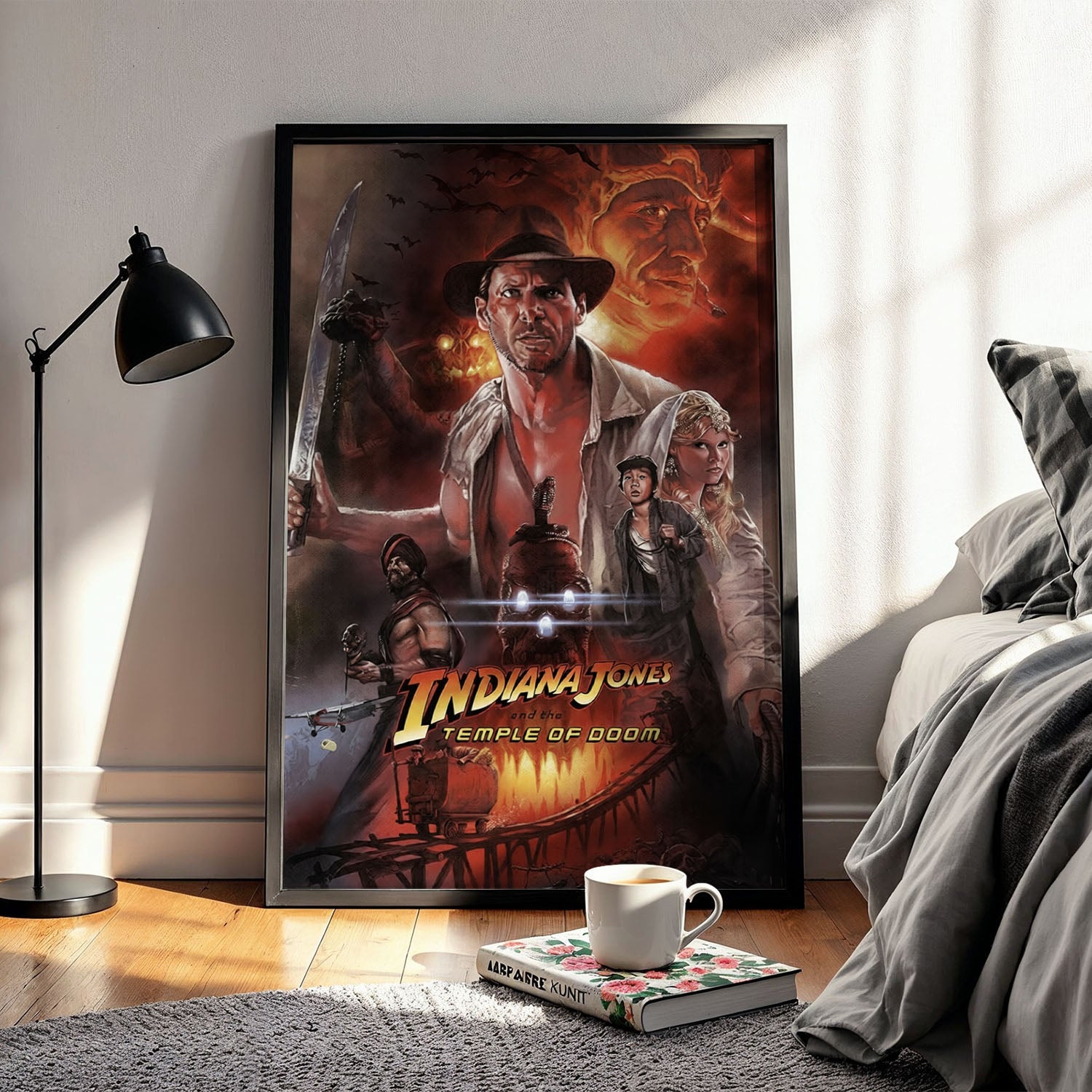 Flex Designs Poster Indiana Jones and the Temple of Doom Alternate 5 x 7" Home Goods - Movie 1984 Movie Poster